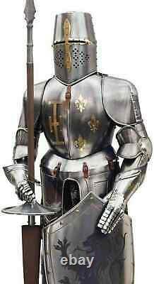 Templar Knight Suit of Armor Knight Crusader Armor Suit Full Body Suit Armor