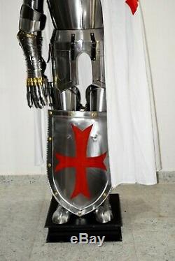 Templar Knight Suit of Armor Wearable Halloween Costume Larp/Reenactment