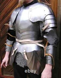 Templar Medieval Armor Knight Helmet Shield Crusader Steel Suit Full Armour