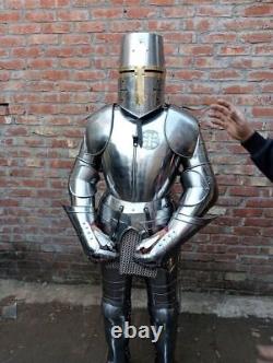 Templar Medieval Armour Suit SCA Knight Armour Costume Full Body Of Armor Suit C