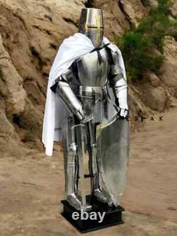 Templar Medieval Suit Of Armor Knight Wearable Full Body Armour Crusader Costume