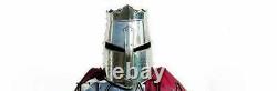 Templar Wearable Medieval Knight Combat Armour Full Suit With wooden Stand