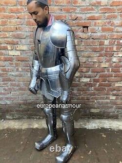 Templar knight Medieval suit of armor war templar combat full body armor Costume