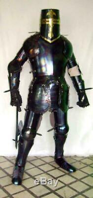 Wearable Armor Suit Knight Templar Armor Suit Battle-Ready Steel Armor Suit