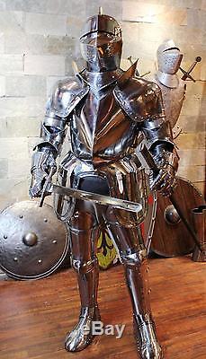 Wearable Medieval Crusader Troy Knight Armor In Suit Authentic Full Size