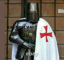 Wearable medieval armour knight suit of armor crusader combat full body costume