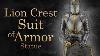 Wu 1429 Lion Crest Suit Of Armor Statue From Medieval Collectibles