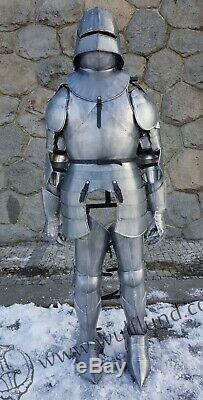 X-Mas Armour Medieval Wearable Knight Crusader Full Suit Of Armor Collectibl