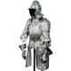 X-Mas Armour Medieval Wearable Knight Crusader Full Suit Of Armor Costume