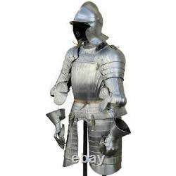 X-Mas Armour Medieval Wearable Knight Crusader Full Suit Of Armor Costume