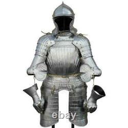 X-Mas Armour Medieval Wearable Knight Crusader Full Suit Of Armor Costume