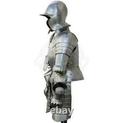 X-Mas Armour Medieval Wearable Knight Crusader Full Suit Of Armor Costume