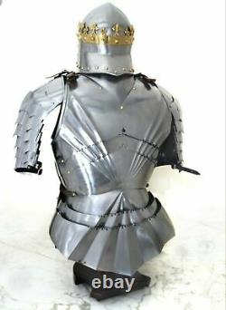 X-Mas Fully Wearable Gothic Half Suit Of Armor Knight Medieval Costume Cuirass