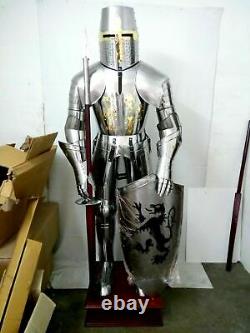 X-Mas Medieval Knight Suit Of Armor 15th Century Combat Full Body Armour Suit