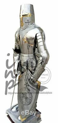 X-Mas Medieval Knight Suit Of Templar Toledo Armor Combat Full Body Armour