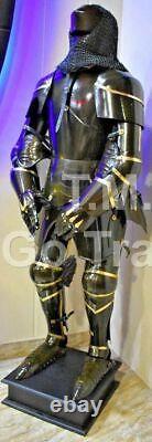 X-Mas Suit Of Armour Medieval Knight Gothic Combat Full Body Suit Museum Suit